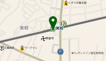 宅配ロッカーPUDO 京成電鉄 実籾駅の地図画像