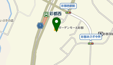 宅配ロッカーPUDO 平和堂 フレンドマート彩都店の地図画像