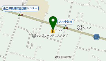 宅配ロッカーPUDO 丸久 アルク大内店の地図画像