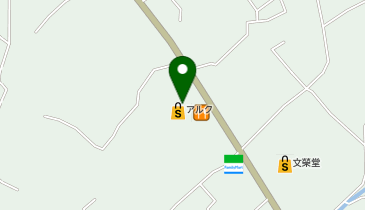 宅配ロッカーPUDO 丸久 アルク平川店の地図画像