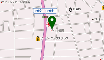 宅配ロッカーPUDO ヤマト運輸 平岸センターの地図画像
