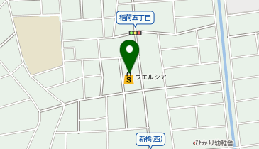 宅配ロッカーPUDO ウエルシア 草加稲荷5丁目店の地図画像
