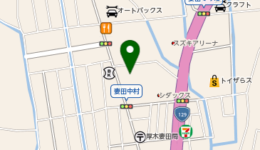 宅配ロッカーPUDO ヨークマート 厚木妻田店の地図画像