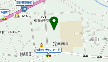 宅配ロッカーPUDO ヨークマート 秦野緑町店の地図画像