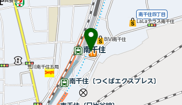 宅配ロッカーPUDO BiVi南千住の地図画像