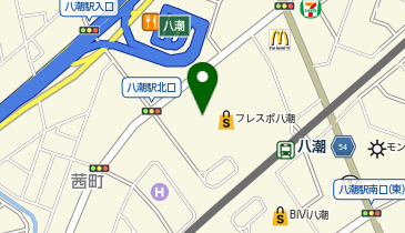 宅配ロッカーPUDO フレスポ八潮の地図画像