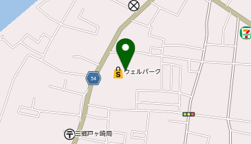 宅配ロッカーPUDO いなげや 三郷戸ヶ崎店の地図画像