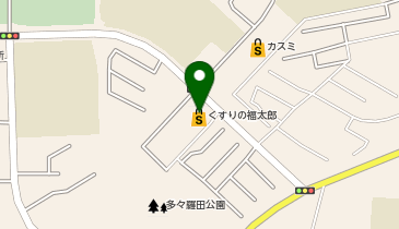 宅配ロッカーPUDO くすりの福太郎 印西内野店の地図画像