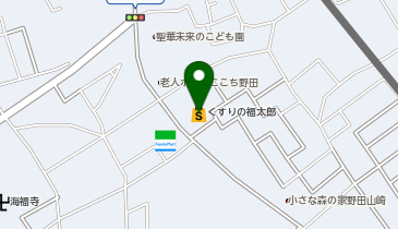 宅配ロッカーPUDO くすりの福太郎 野田山崎店の地図画像