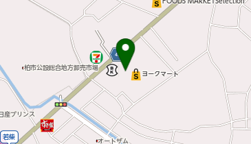 宅配ロッカーPUDO ヨークマート 花野井店の地図画像
