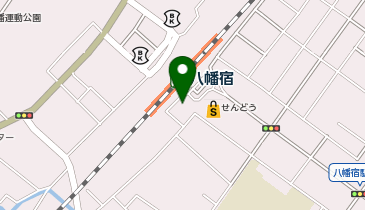 宅配ロッカーPUDO ドラッグSENDO 八幡店の地図画像