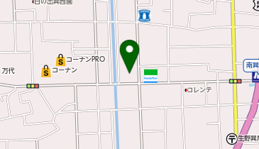 宅配ロッカーPUDO ヤマト運輸 巽センターの地図画像