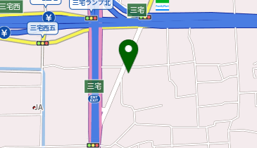 宅配ロッカーPUDO ヤマト運輸 三宅センターの地図画像