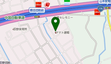 宅配ロッカーPUDO ヤマト運輸 EC伊丹荒牧営業所の地図画像