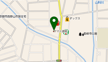 宅配ロッカーPUDO ヤマト運輸 京都勧修寺センターの地図画像
