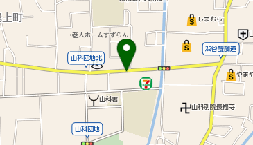 宅配ロッカーPUDO ヤマト運輸 京都御陵センターの地図画像