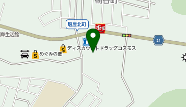 宅配ロッカーPUDO ヤマト運輸 神戸塩屋営業所の地図画像