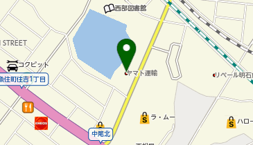 宅配ロッカーPUDO ヤマト運輸 明石魚住センターの地図画像