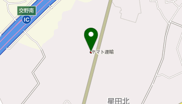 宅配ロッカーPUDO ヤマト運輸 交野星田センターの地図画像