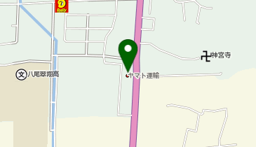 宅配ロッカーPUDO ヤマト運輸 八尾神宮寺センターの地図画像