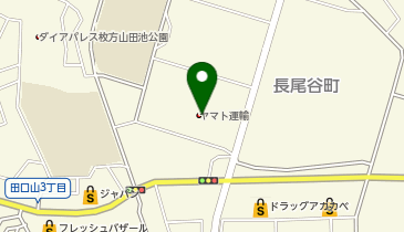 宅配ロッカーPUDO ヤマト運輸 枚方長尾谷センターの地図画像