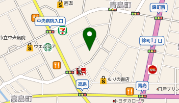 宅配ロッカーPUDO ヤマト運輸 富士青島営業所の地図画像