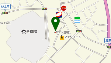 宅配ロッカーPUDO ヤマト運輸 浜名湖新居センターの地図画像