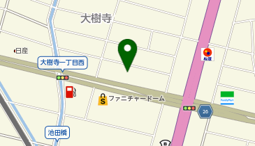 宅配ロッカーPUDO ヤマト運輸 岡崎大樹寺センターの地図画像