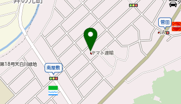 宅配ロッカーPUDO ヤマト運輸 天白野並センターの地図画像