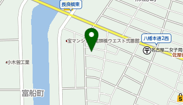 宅配ロッカーPUDO ヤマト運輸 中川尾頭橋センターの地図画像