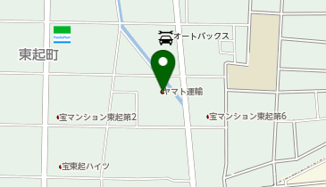 宅配ロッカーPUDO ヤマト運輸 中川東起センターの地図画像