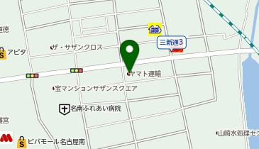 宅配ロッカーPUDO ヤマト運輸 南忠次センターの地図画像