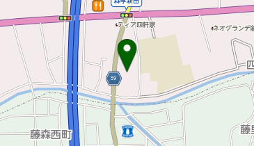 宅配ロッカーPUDO ヤマト運輸 名東高社センターの地図画像