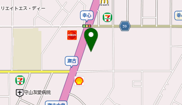 宅配ロッカーPUDO ヤマト運輸 守山幸心センターの地図画像