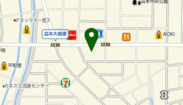 宅配ロッカーPUDO ヤマト運輸 一宮せんいセンターの地図画像