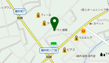 宅配ロッカーPUDO ヤマト運輸 春日井桃山センターの地図画像