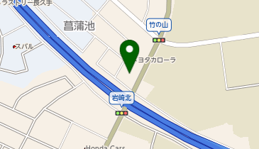 宅配ロッカーPUDO ヤマト運輸 竹の山センターの地図画像