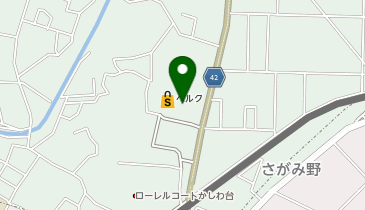 宅配ロッカーPUDO ベルク 座間南栗原店の地図画像