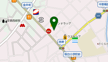 宅配ロッカーPUDO 関西スーパー 桜台店の地図画像