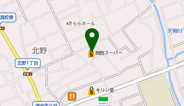宅配ロッカーPUDO 関西スーパー 鴻池店の地図画像