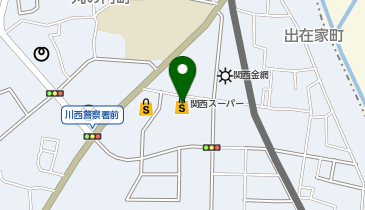 宅配ロッカーPUDO 関西スーパー 川西店の地図画像