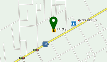 宅配ロッカーPUDO ナリタヤ 富里店の地図画像