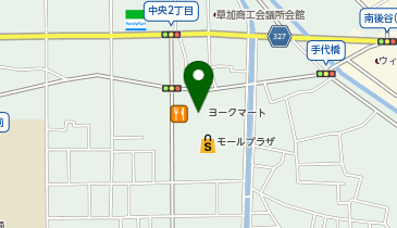 宅配ロッカーPUDO ヨークマート 草加店の地図画像