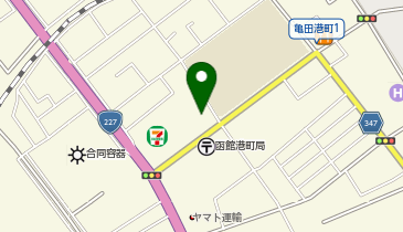 宅配ロッカーPUDO サツドラ 函館港店の地図画像