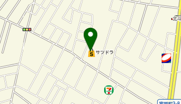 宅配ロッカーPUDO サツドラ 富岡中央店の地図画像