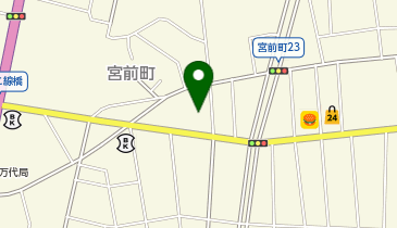 宅配ロッカーPUDO サツドラ 函館宮前店の地図画像