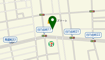 宅配ロッカーPUDO サツドラ 函館日の出店の地図画像
