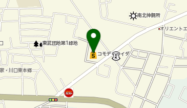 宅配ロッカーPUDO コモディイイダ 榛松店の地図画像