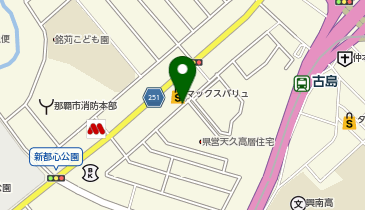 宅配ロッカーPUDO マックスバリュ 新都心めかる店の地図画像