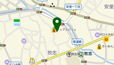 宅配ロッカーPUDO マックスバリュ 牧志店の地図画像